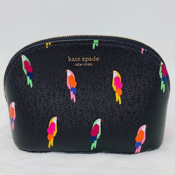 kate spade Handbags - Kate spade medium dome cosmetic Silvia flock party